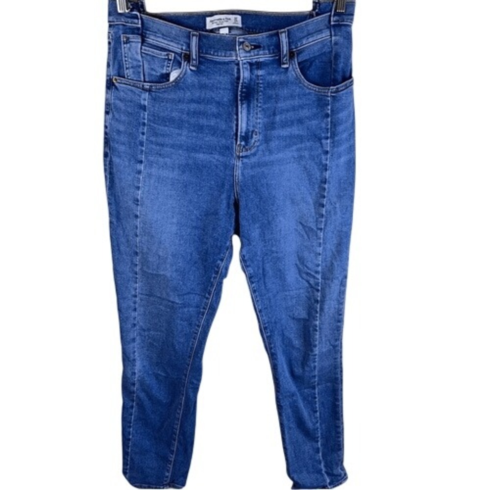 Abercrombie & Fitch Super Skinny‎ Ankle High Rise Curve Love Womens Size 32/14